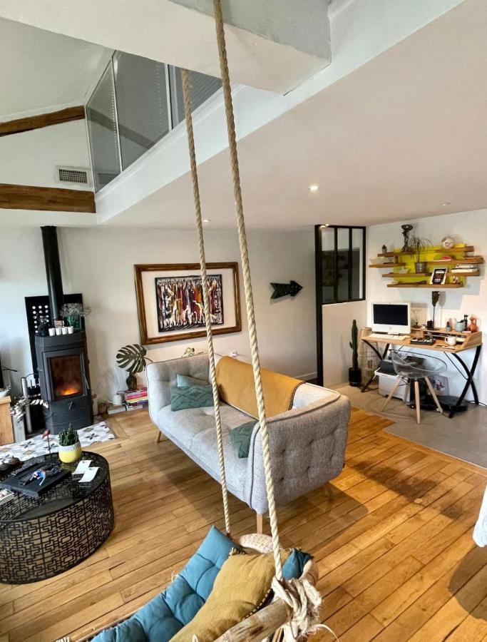 Apartament Coeur De Lyon Avec Terrasse Et Jacuzzi Zewnętrze zdjęcie