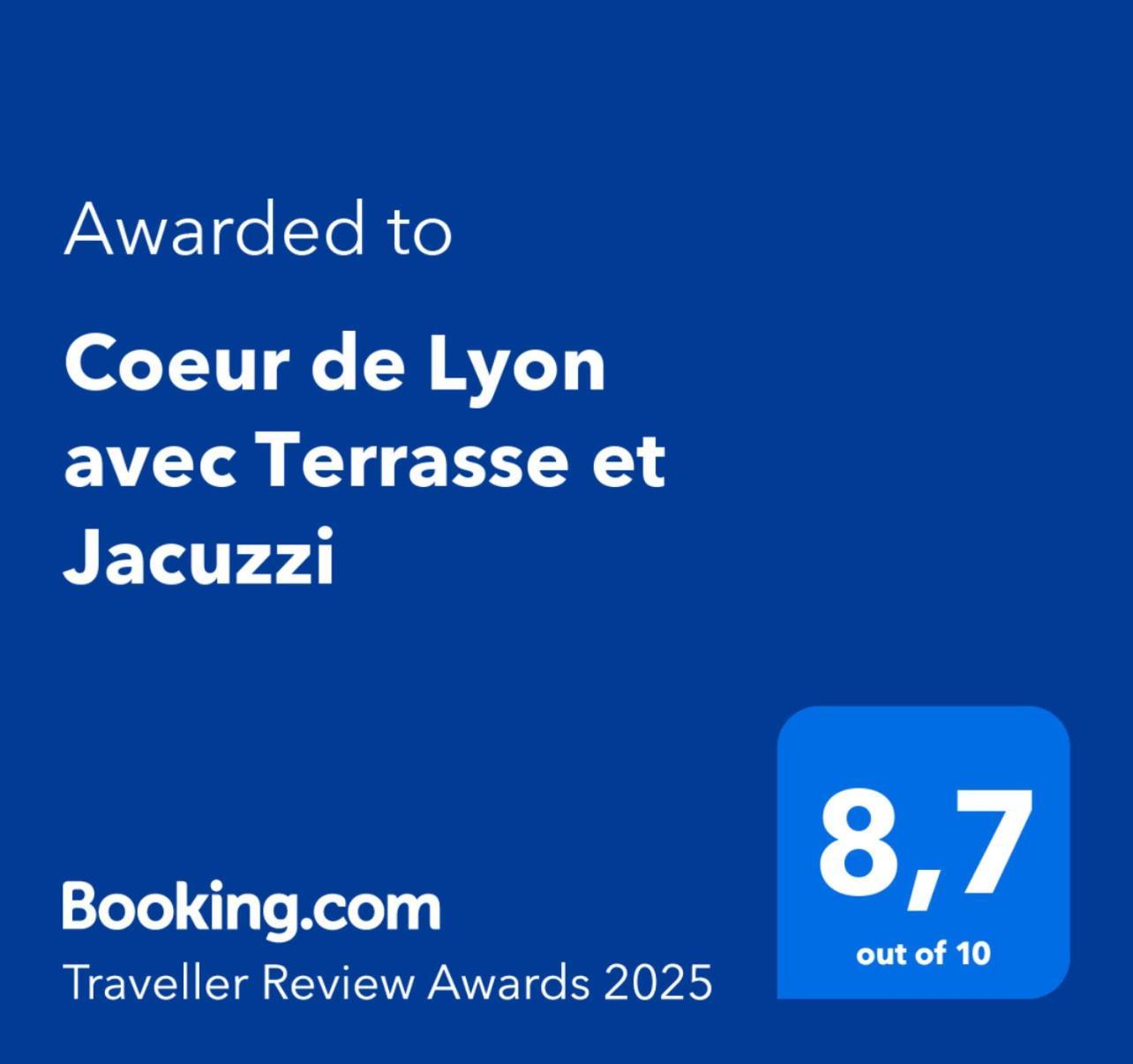 Apartament Coeur De Lyon Avec Terrasse Et Jacuzzi Zewnętrze zdjęcie
